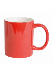 TAZZA CERAMICA BIANCA/ROSSA CON SCATOLA 0000331S