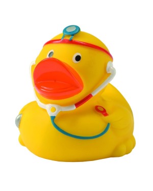 SQUEAKY DUCK, DOCTOR 100%PVC