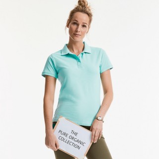 LADIES' PURE ORGANIC POLO100%C